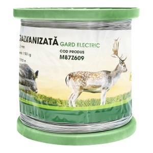 Sarma galvanizata pentru gard electric 1,3mm x 1000m Mezofarm - Img 2