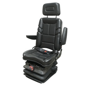 Scaun universal cu centura de siguranta, tetiera si cotiere pentru utilaje agricole sau industriale