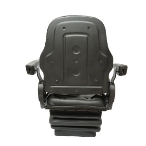 Scaun universal cu suspensie pe aer, reglabil pe inaltime si greutate 50-140Kg, cotiere si spatar rabatabil 50-90° pentru tractor, utilaje agricole, industriale, stivuitor - Img 4