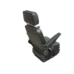 Scaun universal reglabil pe greutate 50-130Kg, cotiere si spatar rabatabil 50-90° pentru tractor, utilaje agricole, industriale, stivuitor - Img 4