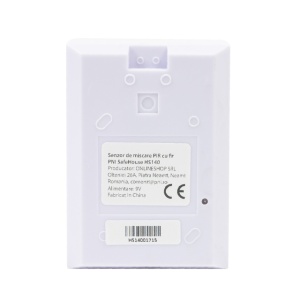Senzor de miscare PIR cu fir PNI SafeHouse HS140 pentru sisteme de alarma compatibil cu PNI HS600 si PNI HS650 - Img 8