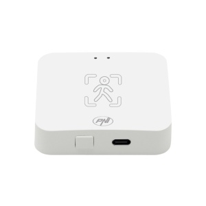 Senzor de prezenta PNI SafeHouse HS402 Wi-Fi, cu unde radar milimetrice, raza de 10 m, detecteaza miscarea si prezenta statica, masoara distanta si luminozitatea, compatibil cu aplicatia Tuya, aliment - Img 3