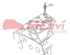 Senzor temperatura lichid racire – Kubota Z402 – cod K162228304 - Img 2