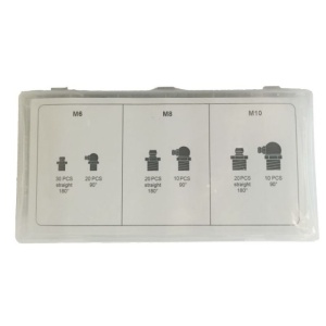 Set 110 buc nipluri metalice pentru gresare