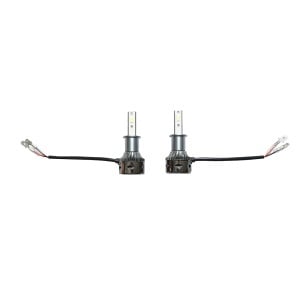 Set 2 becuri auto LED H3, 27W, 12V lumina alb rece - Img 3