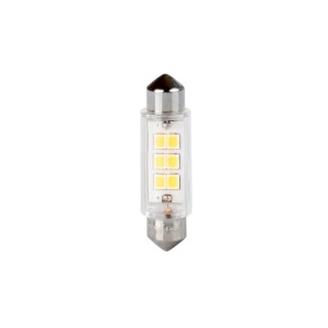 Set 2 becuri LED M-TECH Econo LB091W - C5W 41mm, 6xSMD2835 alb - Img 2