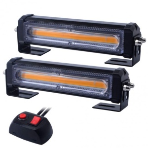 Set 2 rampe avertizare luminoasa 2 x 1 Led COB 12V - Img 2