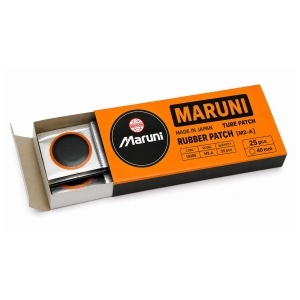 Set 25 petice vulcanizare rotunde 40mm + 1 tub adeziv Super Valcarn G 22ml pentru camere de aer M2-A Maruni made in Japan - Img 4