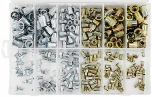 Set 300 buc Piulite nituibile M3-M10 VERKE