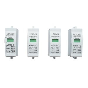 Set 4 cartuse pentru descarcator supratensiune AC SPD 4P-40KA Leader