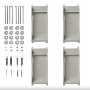 Set 4 picioare stabilizare cu arc pentru rulota 25.5 cm x 10.5 cm - Img 4
