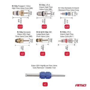 Set 61 buc valve aer Amio - Img 4