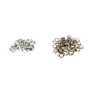 Set cleste montat ocheti metalici + 500 capse 10mm aurii si argintii incluse - Img 7