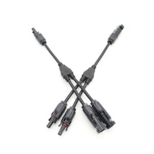 Set conectori spliter PNI MC4 Y flexibil, mama-tata pentru cablu solar 4-6 mm
