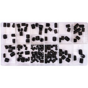 Set de suruburi hexagonale fara flansa, 160 buc WAART - Img 2