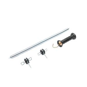 Set maner poarta cu arc si izolatori dubli gard electric Mezofarm - Img 2