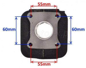 Set motor scuter 2T 50cc Kymco (cu muzicuta pe cilindru) AC - Img 3