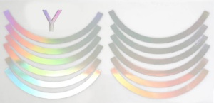 Set stickere reflectorizante trotineta Xiaomi (gri/gri)