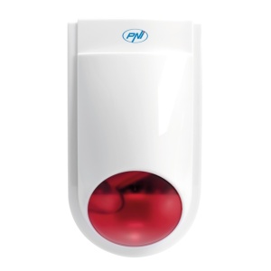 Sirena de exterior wireless PNI SafeHouse HS007, 110dB cu acumulator pentru sistemul de alarma wireless PNI SafeHouse PNI HS600 si HS650 - Img 2
