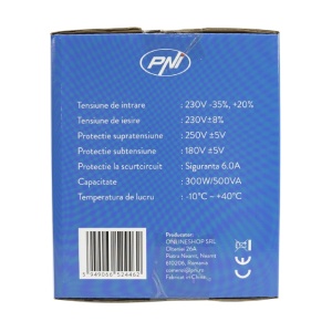 Stabilizator de tensiune cu releu PNI AVR M500VA, 1.4A, 300W, 500VA - Img 5