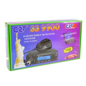 Statie radioamatori CRT SS 9900 CB, AM, FM, LSB, USB, 28-29.7Mhz, ASQ, DTMF, Roger Beep, 12V, CTCSS, DCS, programabila - Img 6