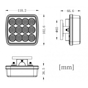 STROBOSCOP 12 led-uri fixare cu magnet - Img 3
