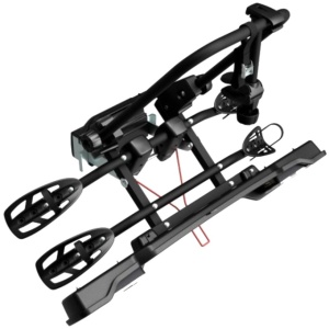 Suport 2 biciclete Peruzzo Parma 706N cu prindere pe carligul de remorcare, Negru Mat - Img 3