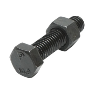 Surub cu piulita pentru DISHG67 dinte central cupa JCB M12x50mm - Img 4