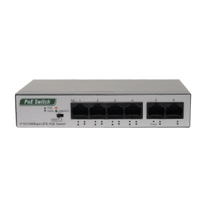 Switch PNI SWPOE242, POE, 6 x 10/100 Mbps, din care 4 porturi PoE, carcasa metalica - Img 4