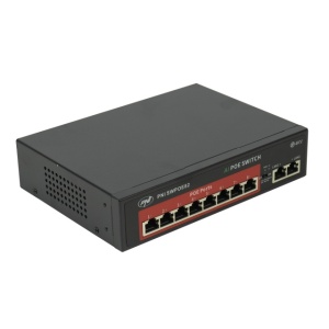 Switch POE PNI SWPOE82, 8 porturi POE 100 Mbps si 2 porturi UP Link 100 Mbps, 120W, functie AI Extend pana la 250m, protectie fulger 4kV - Img 5