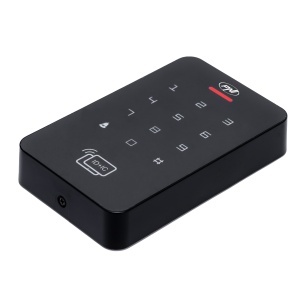 Tastatura control acces PNI DK150 stand alone, deblocare cu PIN, card RFID, IP65, negru - Img 2
