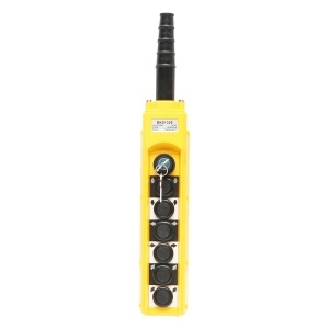 Telecomanda industriala cu 6 comenzi si contact general cu cheie 380V Breckner Germany