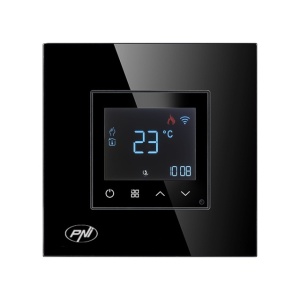 Termostat inteligent PNI CT26B WiFi incalzire in pardoseala electrica sau grup pompare, senzor pardoseala inclus, 10A, montaj incastrat, control din aplicatia Tuya Smart, programare zilnica, mod manua - Img 2