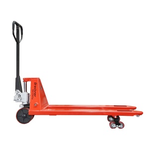 Transpalet manual 2500 KG cu roata de silicon - Img 4
