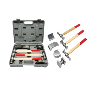 Trusa tinichigerie auto cu ciocane si nicovale 7 piese Breckner Germany