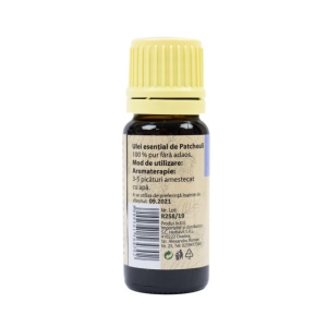 Ulei esential de Patchouli (Pogostemon cablin), 100% pur fara adaos, 10 ml - Img 3