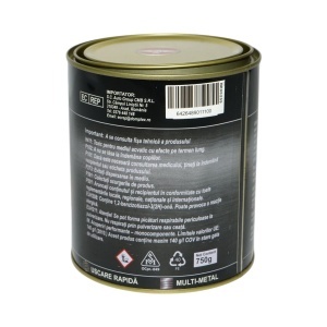 Vopsea email anticoroziva 3 in 1 rosu 250 pentru metal 750g, direct pe rugina, pe baza de apa Breckner Germany - Img 3