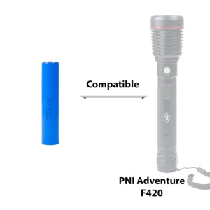 Acumulator 26650 PNI 420 3.7V 8000mAh pentru lanterne PNI Adventure F420 - Img 5