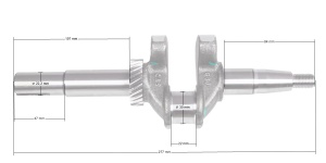 Ambielaj motor Zongshen XP200, 6,5HP, 22,2mm (100003818) - Img 2