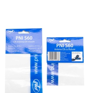 Antena CB PNI S60 cu fluture, lungime spic 59 cm, cu montura, cablu 4 m si mufa PL, fibra de sticla - Img 7