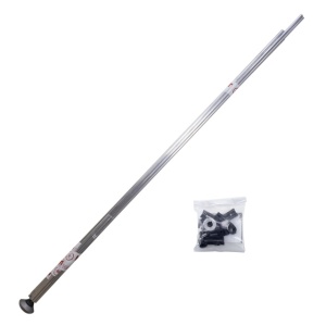 Antena de baza LEMM V3 AT80, lungime 550 cm, castig 7 dB, 26-28 MHz, 1000W, montura PL259,trepied inclus, fabricat in Italia - Img 4