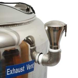 Aparat automat de pasteurizare din inox pentru lapte, sucuri, capacitate 20L 305x350x300mm - Img 10