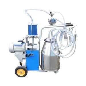 Aparat de muls vaci 1 post 550W, 220V bidon inox 25L, grup de muls cu 4 mansoane, presiune vid 40-50 kPa, pulsatii 64 cpm - Img 3