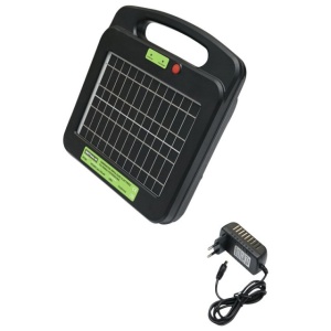 Aparat generator de impulsuri DC 12V/220V, cu panou solar pentru gard electric - Img 2