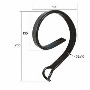 Arc intaritor cu ochi 32x10mm pentru combinator cod 300054 - Img 3