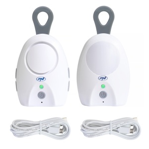Audio Baby Monitor PNI B5500 PRO wireless, intercom, cu lampa de noapte, functie Vox si Pager, sensibilitate microfon reglabila - Img 8
