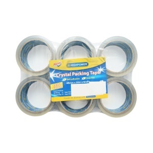 Banda adeziva scotch transparenta OPP 48mm x 50m pentru ambalare HighPower - Img 6