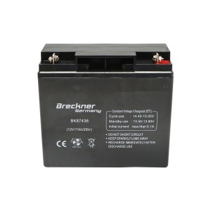 Baterie plumb acid 12V, 17Ah 20HR SLA pentru gard electric 180x75x165mm Breckner Germany