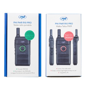 Bax cu 100 bucati statie radio portabila PNI PMR R10 PRO, 446MHz, 0.5W, 16 canale programabile, 16 PMR si tonuri 50 CTCSS si 104 DCS, Monitor, Scan - Img 11
