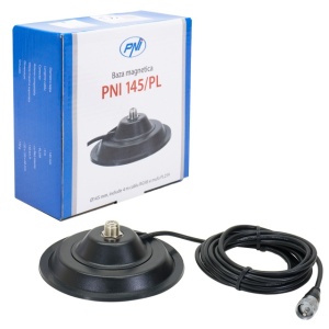 Baza magnetica PNI 145/PL 145mm contine cablu 4m si mufa PL259 - Img 2